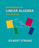 Introduction to linear algebra /