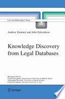 Knowledge discovery from legal databases /