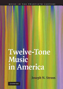 Twelve-tone music in America /