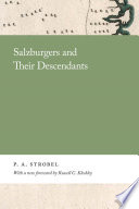 The Salzburgers and their descendants /