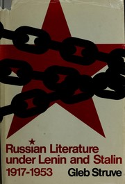 Russian literature under Lenin and Stalin, 1917-1953.