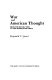 War and American thought : from the Revolution to the Monroe Doctrine /