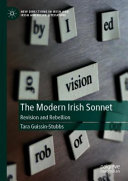 The modern Irish sonnet : revision and rebellion /