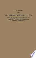 The general principles of law as applied by international tribunals to disputes on attribution and exercise of state jurisdiction.