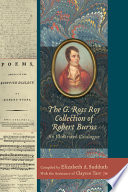 The G. Ross Roy Collection of Robert Burns : an illustrated catalogue /