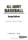 All about baseball /