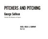 Pitchers and pitching.