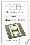 Historical dictionary of science and technology in modern China /