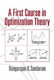 A first course in optimization theory /