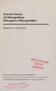 Nearctic genera of Chloroperlinae (Plecoptera : Chloroperlidae) /