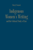 Indigenous women's writing and the cultural study of law /