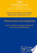 Johanssonian Investigations : Essays in Honour of Ingvar Johansson on His Seventieth Birthday.