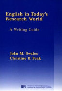 English in today's research world : a writing guide /