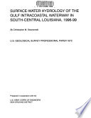 Surface-water hydrology of the Gulf Intracoastal Waterway in South-Central Louisiana, 1996-99 /