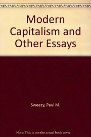 Modern capitalism and other essays /