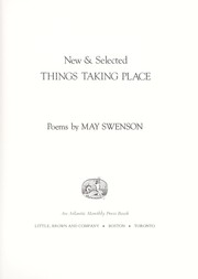 New & selected things taking place : poems  /