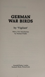 German war birds /