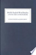 Middle English word studies : a word and author index /