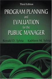 Program planning and evaluation for the public manager.