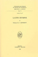 Latin hymns /