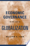 Economic governance in the age of globalization /