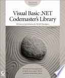 Visual Basic .NET codemaster's library /