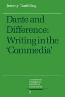 Dante and difference : writing in the Commedia /