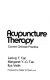 Acupuncture therapy; current Chinese practice /