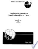 Food production in the People's Republic of China /