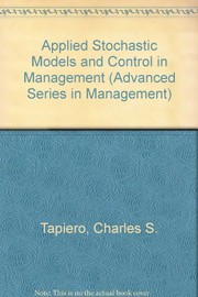 Applied stochastic models and control in management /