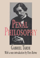 Penal philosophy /