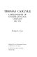 Thomas Carlyle : a bibliography of English-language criticism, 1824-1974 /