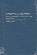Power in movement : social movements and contentious politics /