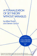 A formalization of set theory without variables /