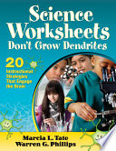 Science worksheets don't grow dendrites : 20 instructional strategies that engage the brain /