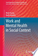 Work and mental health in social context /