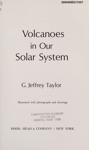 Volcanoes in our solar system /