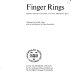 Finger rings from ancient Egypt to the present day /