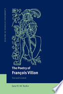 The poetry of François Villon : text and context /