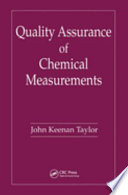 Quality assurance of chemical measurements /