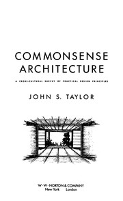 Commonsense architecture /