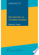 Introduction to complex analysis /