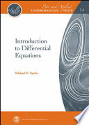 Introduction to differential equations /