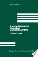 Pseudodifferential Operators and Nonlinear PDE /