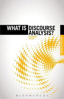 What is discourse analysis? /