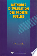 Methodes d'evaluation des projets publics /