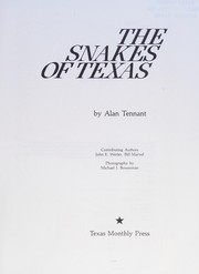 The snakes of Texas /