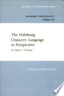 The Habsburg chancery language in perspective /