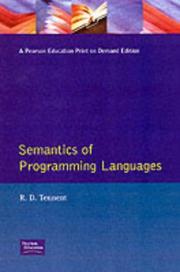 Semantics of programming languages /