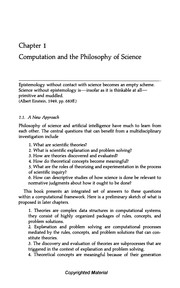 Computational philosophy of science /